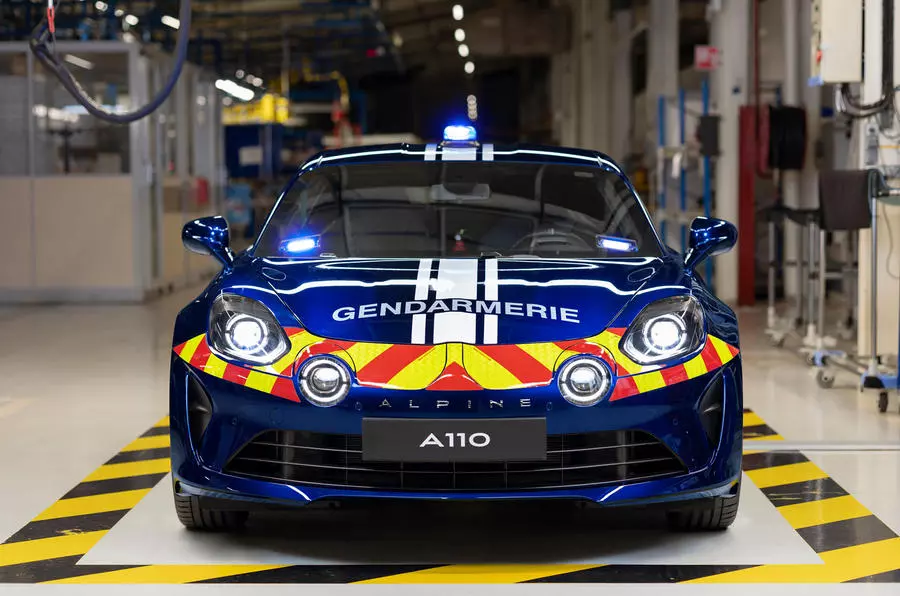 Alpine A110 französischer Polizei