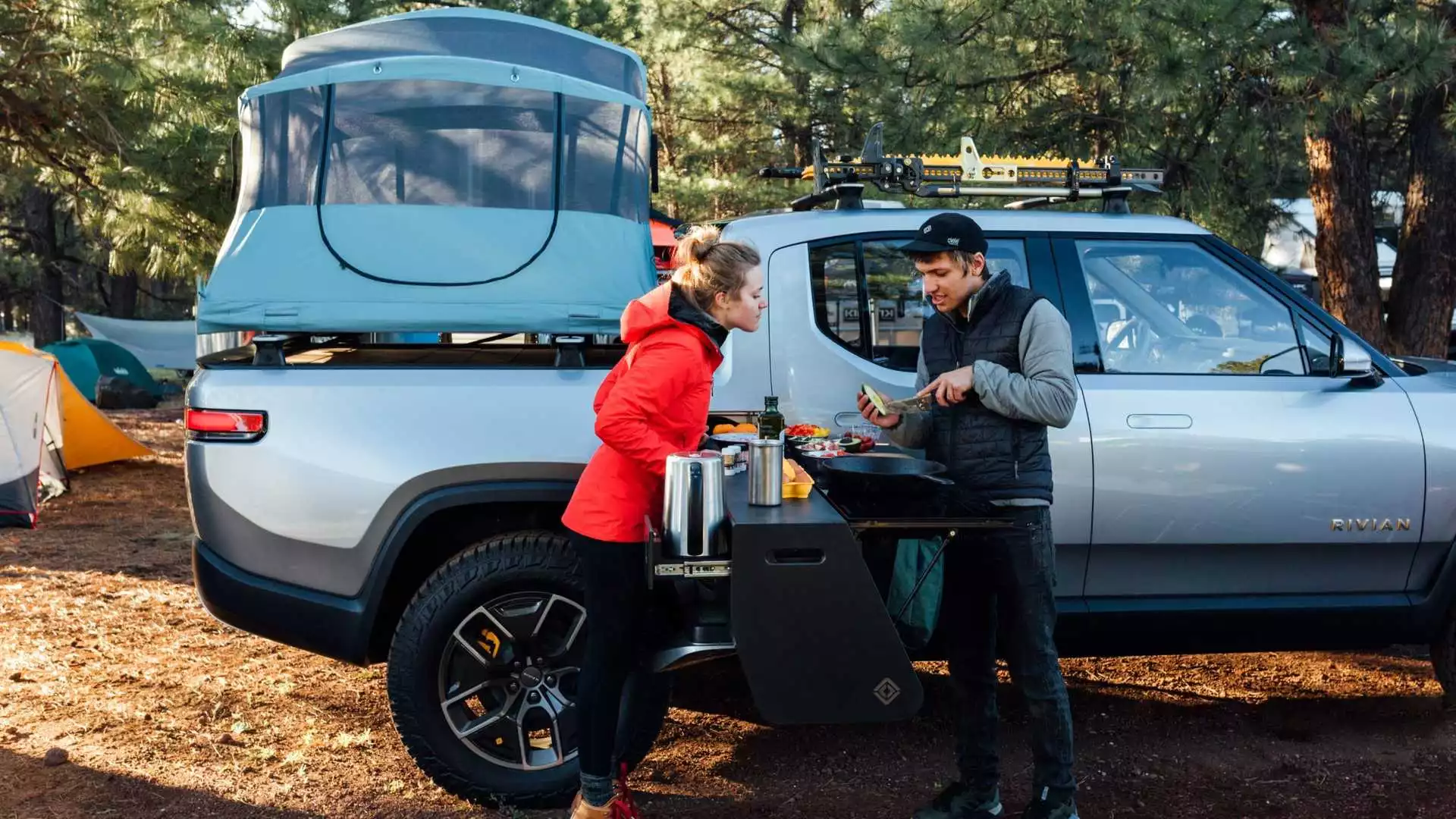 Rivian R1T Pick-up Campingküche