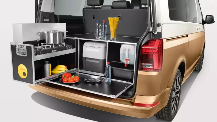 Neues Camping-Kit für VW Caravelle, California und Caddy