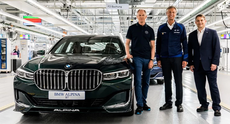 Alpina beendet die Produktion des BMW 7er B7