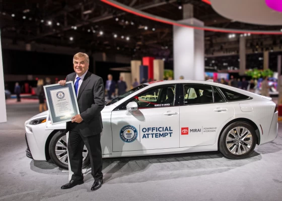Toyota Mirai stellt Guinness-Weltrekord auf