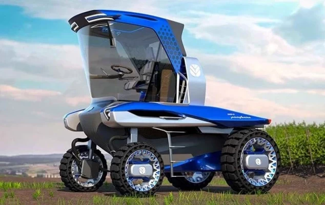 Futuristischer Traktor vom Designer von Ferrari