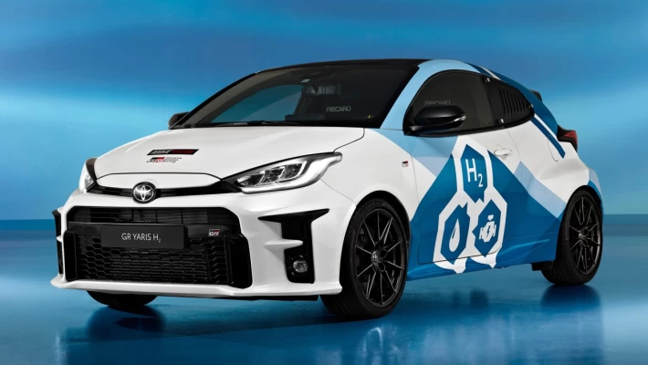 Der neue Toyota GR Yaris H2 fährt mit Wasserstoff